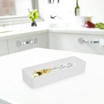 LEXSOMEO 2pcs Silverware Organizer Tray Utensil Organizer Silverware Tray Kitchen Drawer Cutlery Flatware Organizer