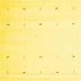 thumbnail image 1 of Ahgly Company Indoor Square Solid Yellow Modern Area Rugs, 8' Square, 1 of 4