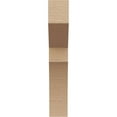 thumbnail image 2 of 3"W x 6"D x 18"H Thin Monterey Rough Cedar Woodgrain TimberThane Corbel, Primed Tan, 2 of 6