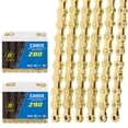 thumbnail image 2 of Bike Chain Kit Mountain Bicycle 10 Speed Bicycle Chain Full Plating Anti-rust Gold Reusable Bicycle Chain, 2 of 8