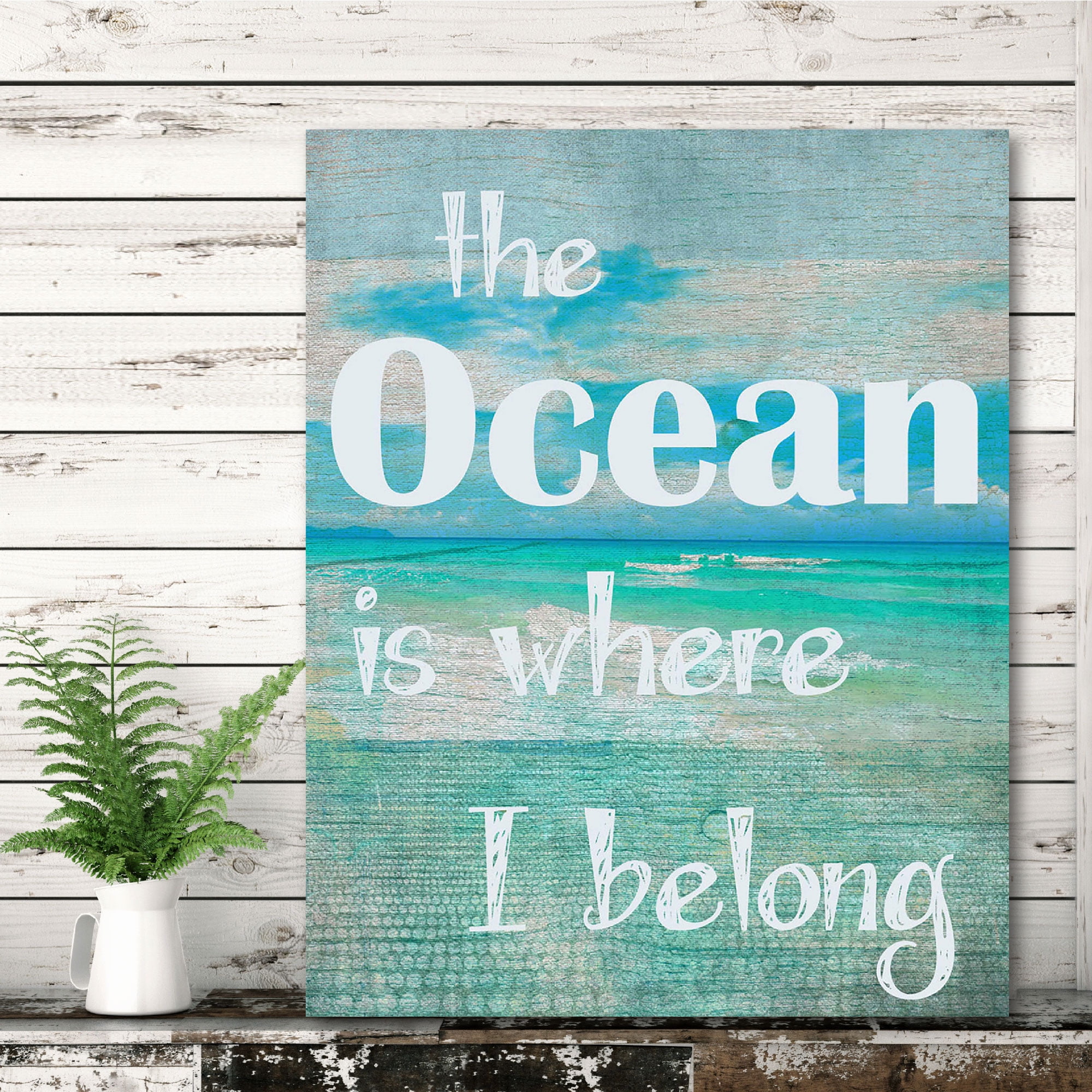 All I Need is the Ocean Gallery-Wrapped Canvas Wall Art, 16x20