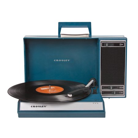 UPC 710244210690 product image for Crosley Teal Spinnerette Turntable CR6016A | upcitemdb.com