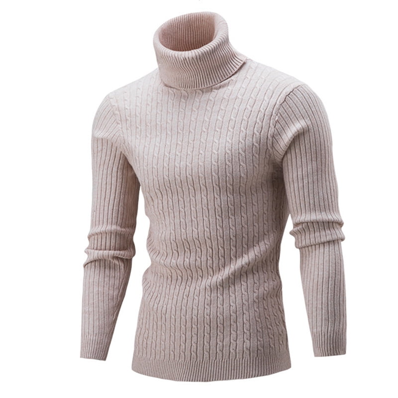 fitted mens turtleneck