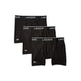 thumbnail image 1 of Boxeurs Classiques Décontractés pour Hommes 3 Pack en Coton Stretch, Noir, Grand US, 1 of 2