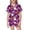 Purple, variant on Weebloom Halloween Kids Girls' Pajama Sets Cute Pumpkin Outfits 2 Piece Set Short Sleeve Button Down Shirt And Shorts Casual Toddler Clothes Sleepwear Nightwear Pjs Loungewear 7-8Years