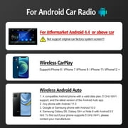 CarlinKit CCPA Wireless CarPlay&Wireless AA for Aftermarket Android Head Unit, Screen Mirroring, Fota Upgrade,for Android 4.4.2 or Above, Black