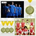 thumbnail image 6 of Uxcell Award Medal, Place Winner Medal with Yellow Neck Ribbon Prize Medal Gold, 6 of 7