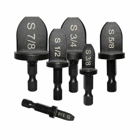 6-Piece Crimping Tool Set with , Steel Bearing Expander and Swaging Kit for Wire Connections