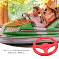 thumbnail image 3 of OULII Red Plastic Children's Rocking Car Steering Wheel 9.3X9.3X2.4in for Toddler Interactive Sound, 3 of 8