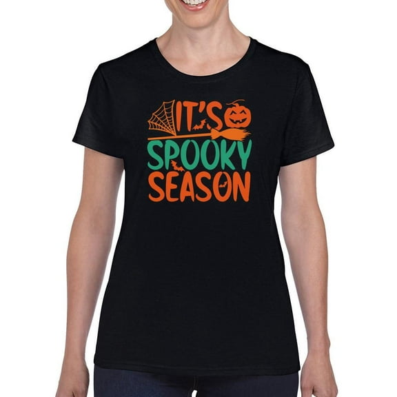 It's Spooky Season T-Shirt Women -Image by Shutterstock, Female Small