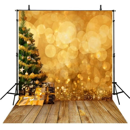Image of Polyester Fabric 5x7ft Photography Backdrops Christmas Theme Photo Backgrounds Bokeh Photographic For Backgrounds Photo Backdrops