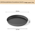thumbnail image 3 of 11 & 9 Inch Round Tart Pans with 2Pcs 4'' Mini Pans. Removable Bottom, Non-Stick Coating, Rugged Carbon Steel for Tart Quiche Pie Making. Gift for Christmas Thanksgiving Party Festival Family, 3 of 5