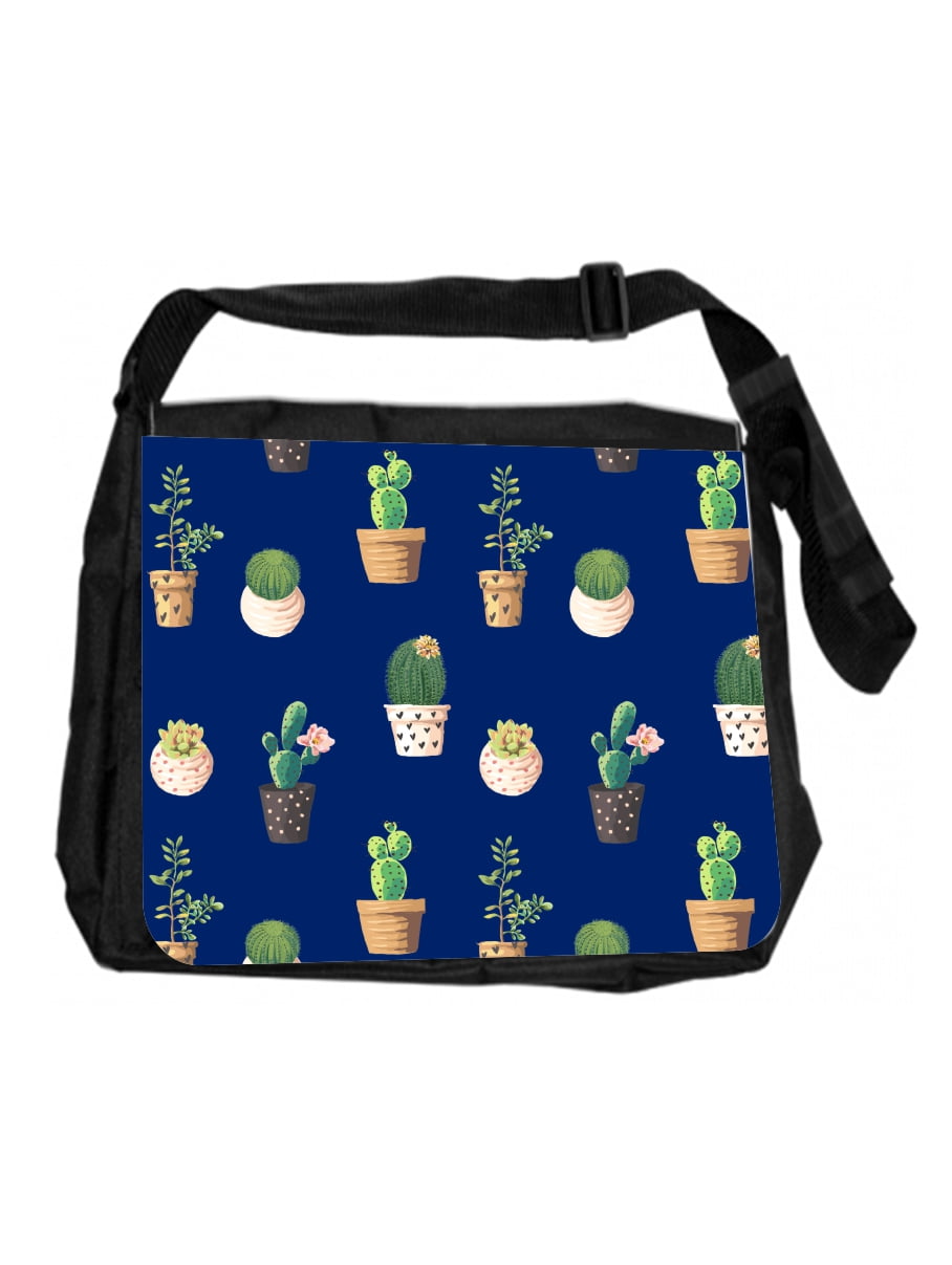 cactus messenger bag