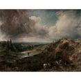 thumbnail image 2 of John Constable 18x15 Black Ornate Wood Framed Double Matted Museum Art Print Titled - Branch Hill Pond, Hampstead (1828), 2 of 5