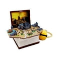 thumbnail image 3 of STARTIST 3D Castle Book Keychain 3D Backpack Keychain for Boys Girls Classroom Prizes castle brown, 3 of 9