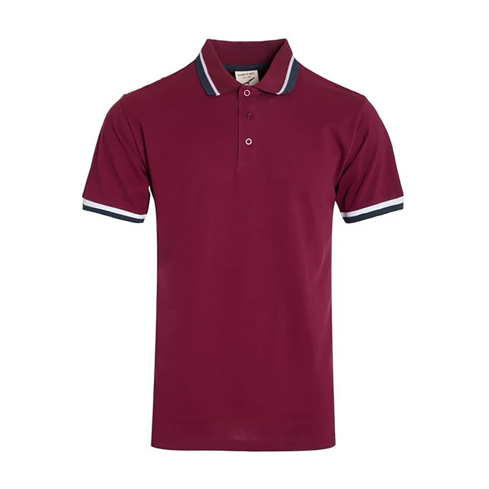 Hawks Bay Hawks Bay Men's Short Sleeve Polo Pique TShirt Shirt