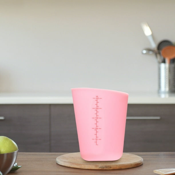 XWSHYW Utensilios y Gadgets de Cocina. Taza Medidora de Alta Temperatura de 250Ml con Taza Medidora para Hornear a Escala Visible