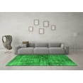 thumbnail image 3 of Ahgly Company Indoor Round Oriental Green Industrial Area Rugs, 7' Round, 3 of 4