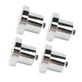 4 Pcs Lifting Jack Pad Silvery Aluminium Alloy Lift Point Jack Adapter