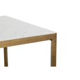 thumbnail image 5 of Sunpan Evert 47" Modern Marble High Coffee Table in White/Antique Brass, 5 of 5