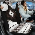 thumbnail image 2 of Uorisanigo Car Seat Covers, Auto Interior High Back Bucket Seat Covers, 2pcs Aztec African Tribal Saddle Blanket Elastic Back for Cars, Trucks, Van, SUV, Easy to Install, 2 of 7
