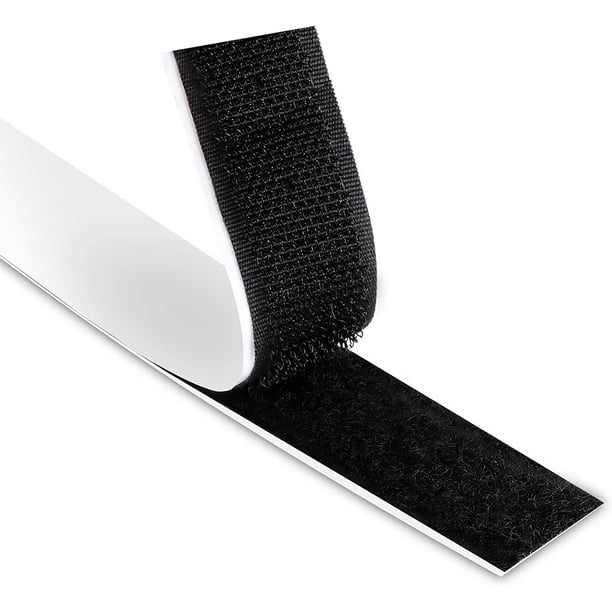 Adhesivo de doble cara, Adhesivo, Cinta, Velcro, Cinta autoadhesiva Gancho y bucle Adhesivo (gancho negro