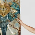 thumbnail image 3 of Orinice Elephant Tusk Tree Bathroom Decor Set with Colorful Graphic Print Polyester Fabric Shower Curtain, Chic Modern Design, Hooks Included 60x72, 3 of 7