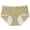 Gold, variant on Gyujnb Women Mid Rise Leak Secure Period Briefs, Decorative Waist Trim Detail Soft Fiber Blend Underwear,XXXXL