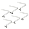 thumbnail image 1 of Unique Bargains 9.5x6mm Kayak Paddle Snaps, Hollow Button Single Pin Lock Tube Spring Clips for Tent Pole, 6 Pack, 1 of 6