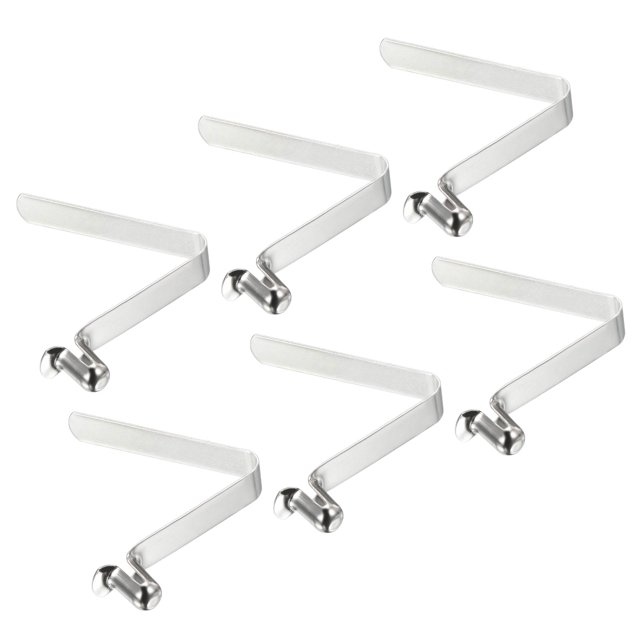 Unique Bargains 9.5x6mm Kayak Paddle Snaps, Hollow Button Single Pin Lock Tube Spring Clips for Tent Pole, 6 Pack