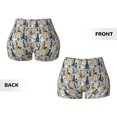 thumbnail image 3 of Sikiie Llama and Cactus1 Print Workout Shorts Women Scrunch Butt Gym Shorts Seamless High Waist Tummy Control Yoga Biker Athletic Shorts, 3 of 5
