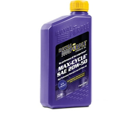 Amsoil Motorcycle Oil - Royal Purple 06316 Max-Cycle 20W-50 High Performance Synthetic Motorcycle Oil