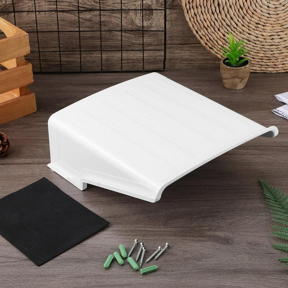 AURARMLET White Plastic Outdoor Camera Cover Sun Shield Protector for Security Cameras, Weatherproof 1 Piece