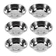 thumbnail image 1 of Plato de acero inoxidable de 6 piezas de acero inoxidable plato de salsa de bowls de la placa de aperitivo, 1 of 5