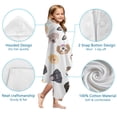 thumbnail image 7 of Cartoon Dog Hooded Bath Towel，60"x35" for Ages 3 To 12 Kids, Quick Dry Lightweight Soft Microfiber Hood Beach Towel Cover Up for Kids, 7 of 7