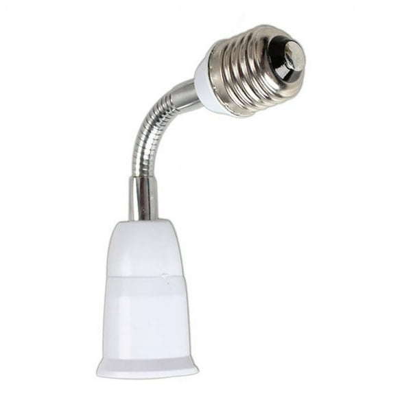 E27 To E27 Flexible 18.5cm Extend Base LED Light Adapter Converter Socket