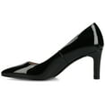 thumbnail image 3 of Journee Womens Scylee Slip On Stiletto Pointed Toe Pumps, Widths Available, 3 of 9