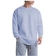 thumbnail image 1 of Blusas y camisas de manga larga y cuello redondo para hombre, estilo casual, de color liso, de poliéster y algodón., 1 of 5
