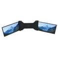 thumbnail image 1 of Dual Triple Monitor Screen Extender, Plug and Play S9 ABS Electronic Laptop Screen Extender FHD 1080P IPS  for OS X for Office Black,Silver Gray, 1 of 7