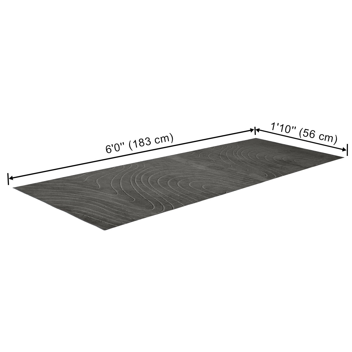 ECARPET Somos Machine Washable Contemporary/Modern Runner Rug for Living Room, Bedroom, Dining Entrance