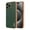 Green, variant on Case Designed for iPhone 16e, Classic Crocodile Texture PU Leather + Plating Frame Shokcproof Lightweight Ultra Slim Case Cover for Men Women for iPhone 16e, Brown