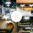 thumbnail image 5 of OCEST 15800LM 6500K LED Garage Light with 5 Adjustable Panels, Deformable Ceiling Light, 2 Pack, 5 of 8