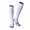 White, variant on Knee High Football Socks Soccer Hockey Sport Long Tube Stocking( White, L)