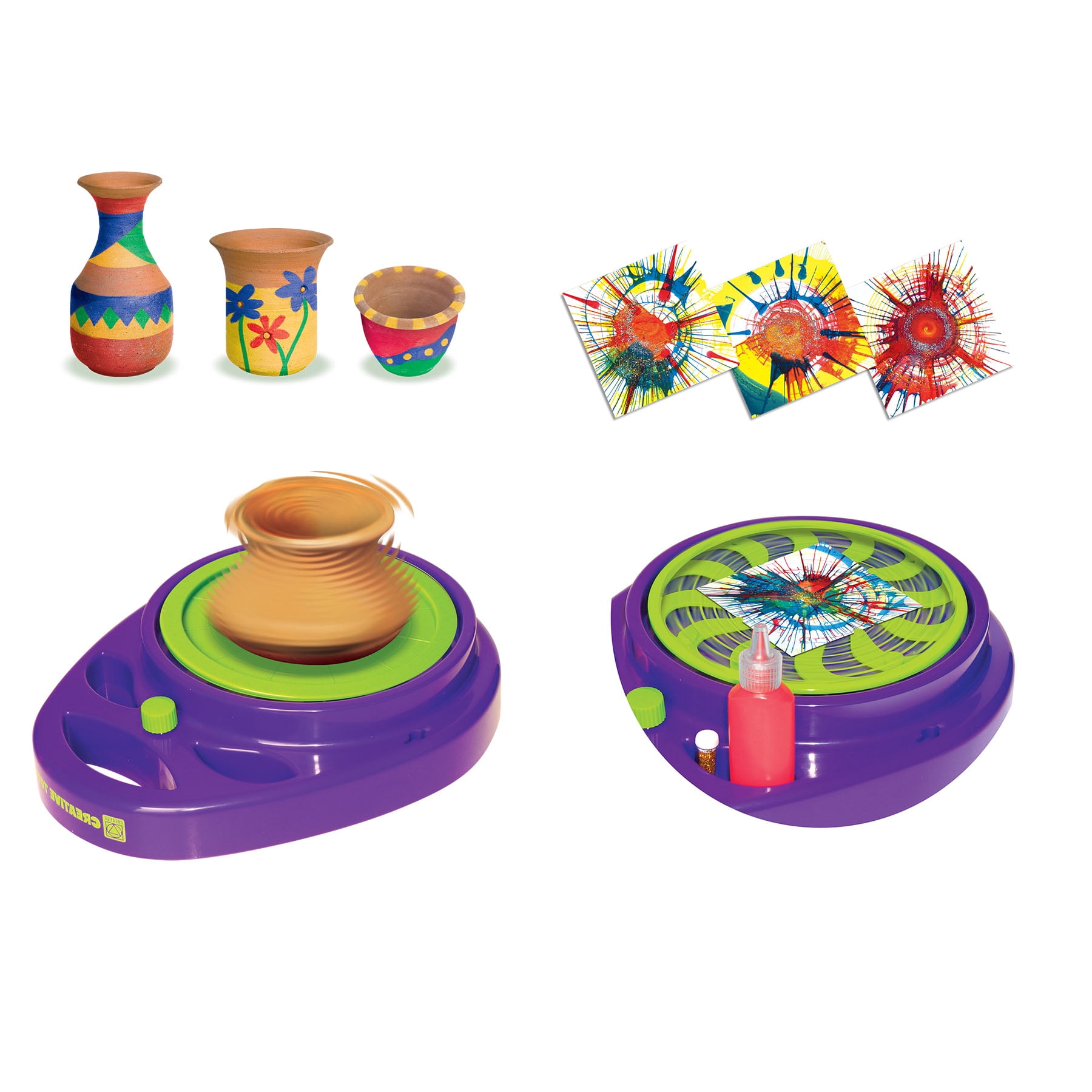 Small World Toys Pottery Wheel & Splash Art Studio
