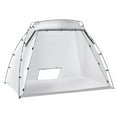 thumbnail image 5 of 10x7x6ft Portable Paint Booth Spray Tent with Built-in Floor & Mesh Screen for 1 Person DIY Furniture Painting, 5 of 10