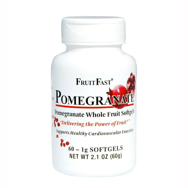 Wonderful Pomegranate Softgels by FruitFast 100 Pomegranate