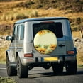 thumbnail image 6 of Kdxio Spare Tire Cover for RV Trailer, Waterproof Wheel Cover,Camper Spare Tire Cover Fit for Rv SUV Truck Travel Trailer 14 inch-Sunflowers On A Yellow Background, 6 of 8