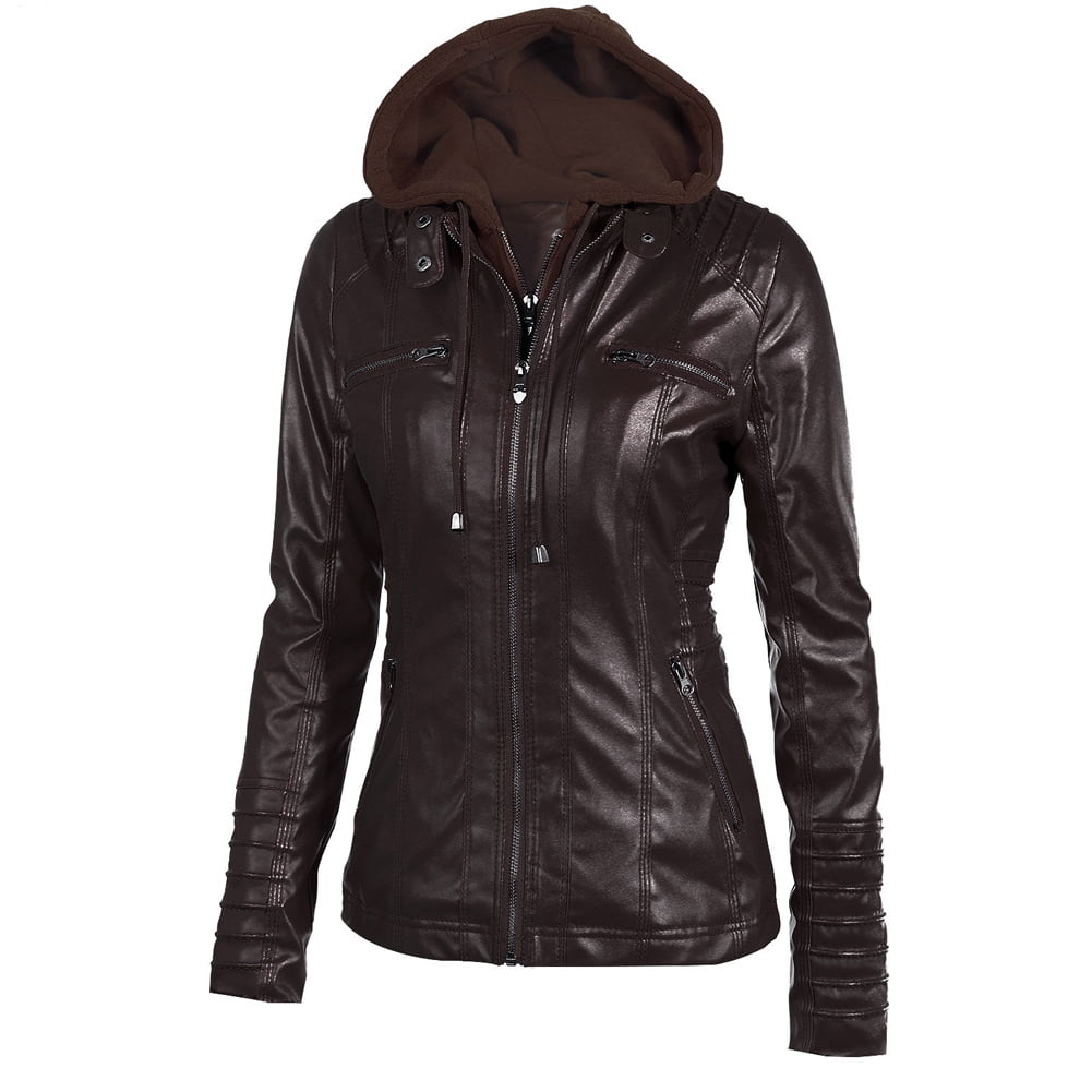Details about   Girls Faux Leather Infant Toddler Kid Fashion Zippered Motorcycle Jacket Coat