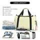 thumbnail image 5 of Balery Lemon Yellow Checkboard Bolsa de Gimnasio para Mujeres, Bolsa de Viaje con Bolsillo Húmedo, Bolsa de Fin de Semana para Mujeres, Bolsa de Viaje Resistente al Agua, 5 of 7