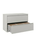 thumbnail image 6 of Hirsh 42 Inch Wide 2 Drawer Metal Lateral File Cabinet for Home and Office, Holds Letter, Legal and A4 Hanging Folders, Gray, 6 of 7